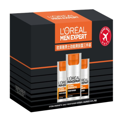 【临期】欧莱雅男士劲能爽肤露三件装 50ml*3