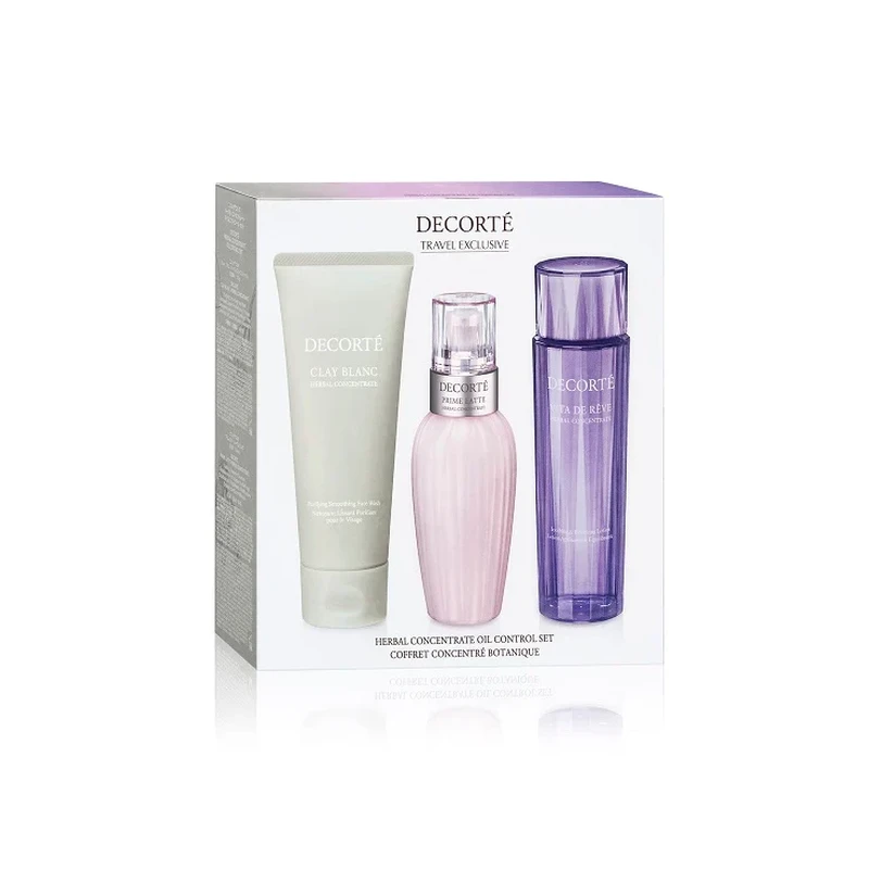 DECORTE黛珂植萃控油臻选套组150ml+150ml+170g
