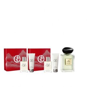 【香氛组合】阿玛尼贵族清新香水(玉龙茶香)100ml+寄情男士香水&男士沐浴露套装*2