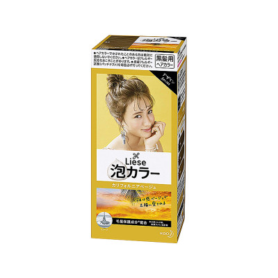 KAO花王 Liese Prettia泡沫染发剂[加利福利亚米色 108ml ]