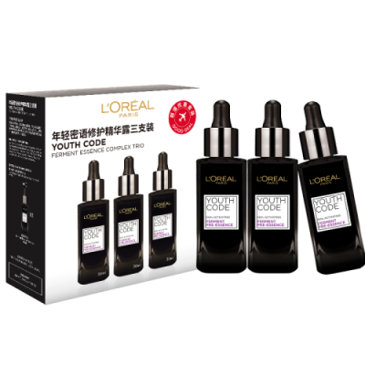欧莱雅年轻密语新修护精华露三件裝 30ml*3