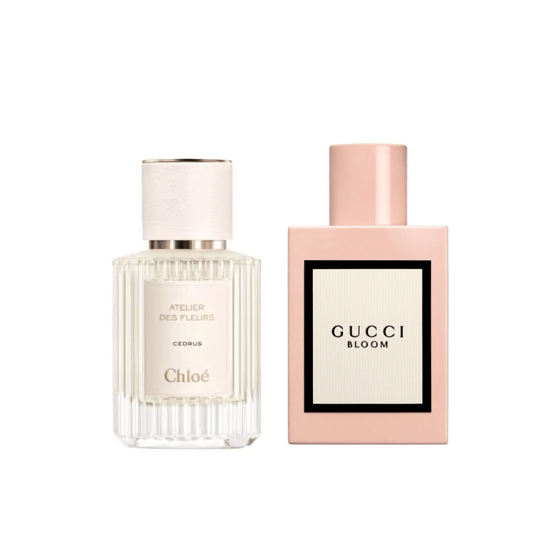 【618精选】蔻依北国雪松50ml+古驰花悦女性香水50ml 50ml+50ml