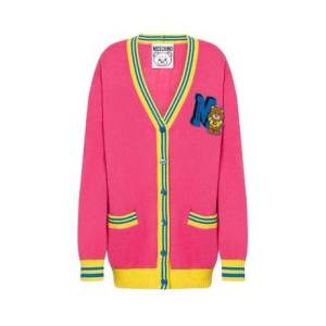 MOSCHINO 莫斯奇诺 Varsity Teddy Bear开衫