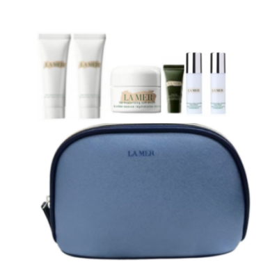 海蓝之谜护手霜30ml*2+乳霜7ml+精萃乳5ml*2+眼霜3ml+化妆包