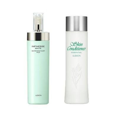 【组合商品】ALBION 澳尔滨爽肤精萃液 330ml+ALBION 澳尔滨优活润白紧妍渗透乳 200g