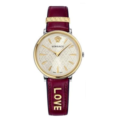 (特卖商品)Versace 范思哲手表V-CIRCLE 系列石英VBP020017女士腕表