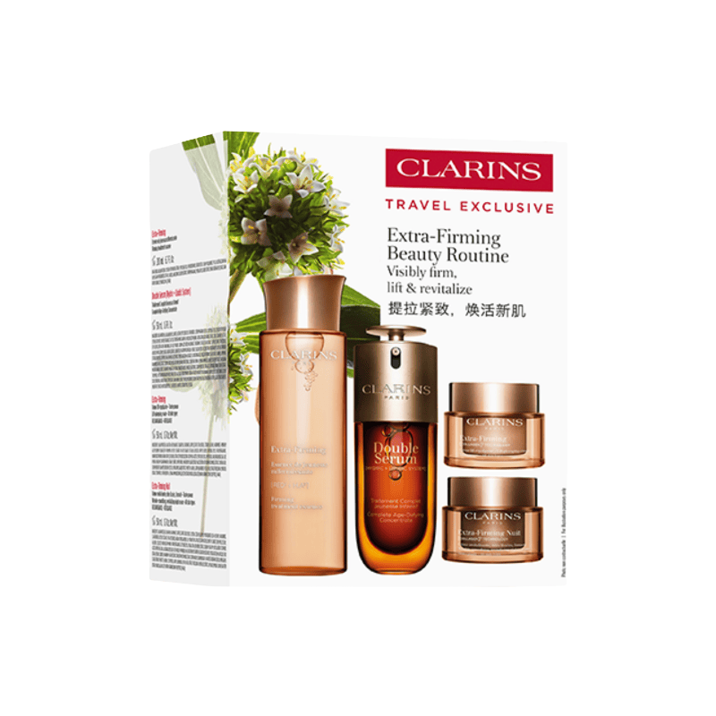 娇韵诗焕颜弹力紧塑美肌套组 50ml200ml50ml50ml