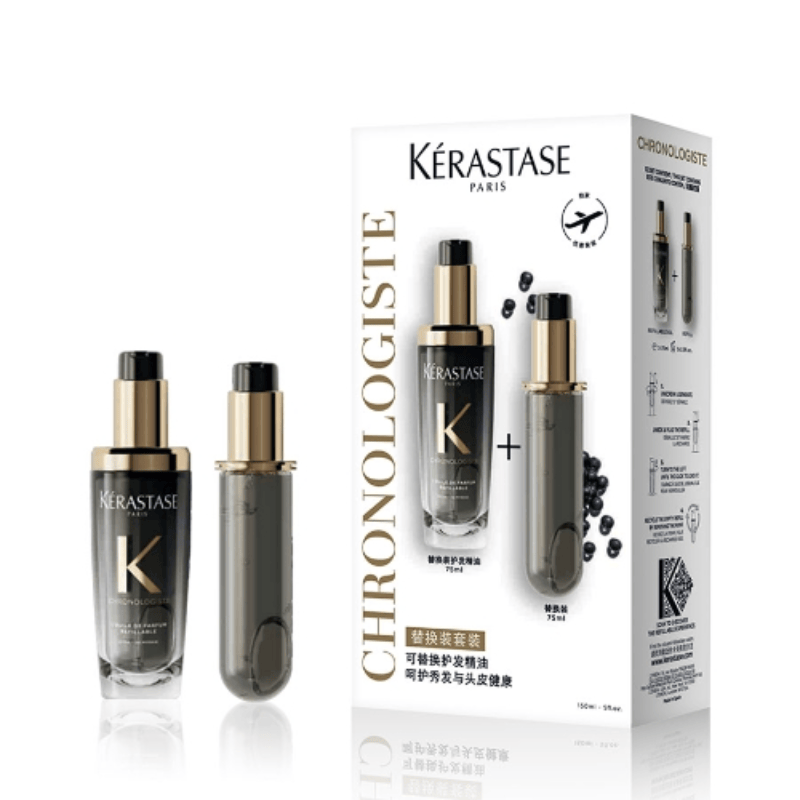 卡诗新黑钻钥源香氛护发油 75ML+75ML