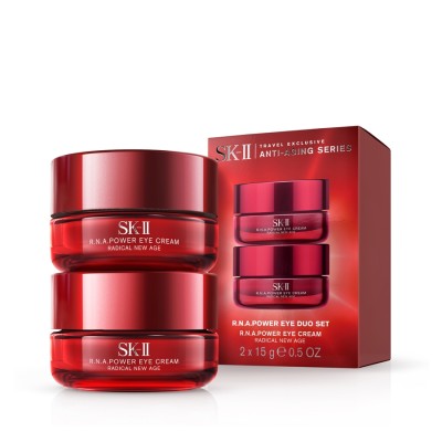 SK-II微肌因修护焕采眼霜 两瓶装 15g*2[15gx2]
