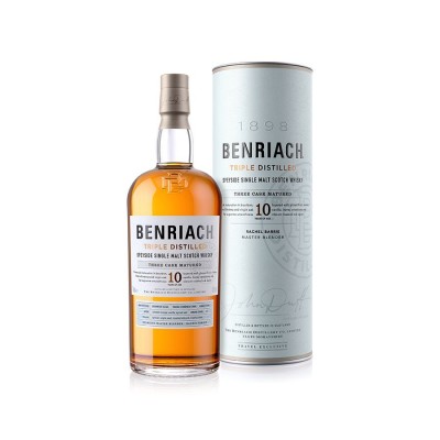 BENRIACH 班瑞克三重蒸馏10年单一麦芽威士忌 1L