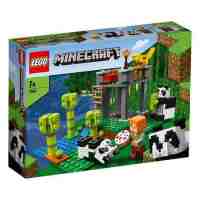 LEGO 乐高熊猫基地拼插玩具