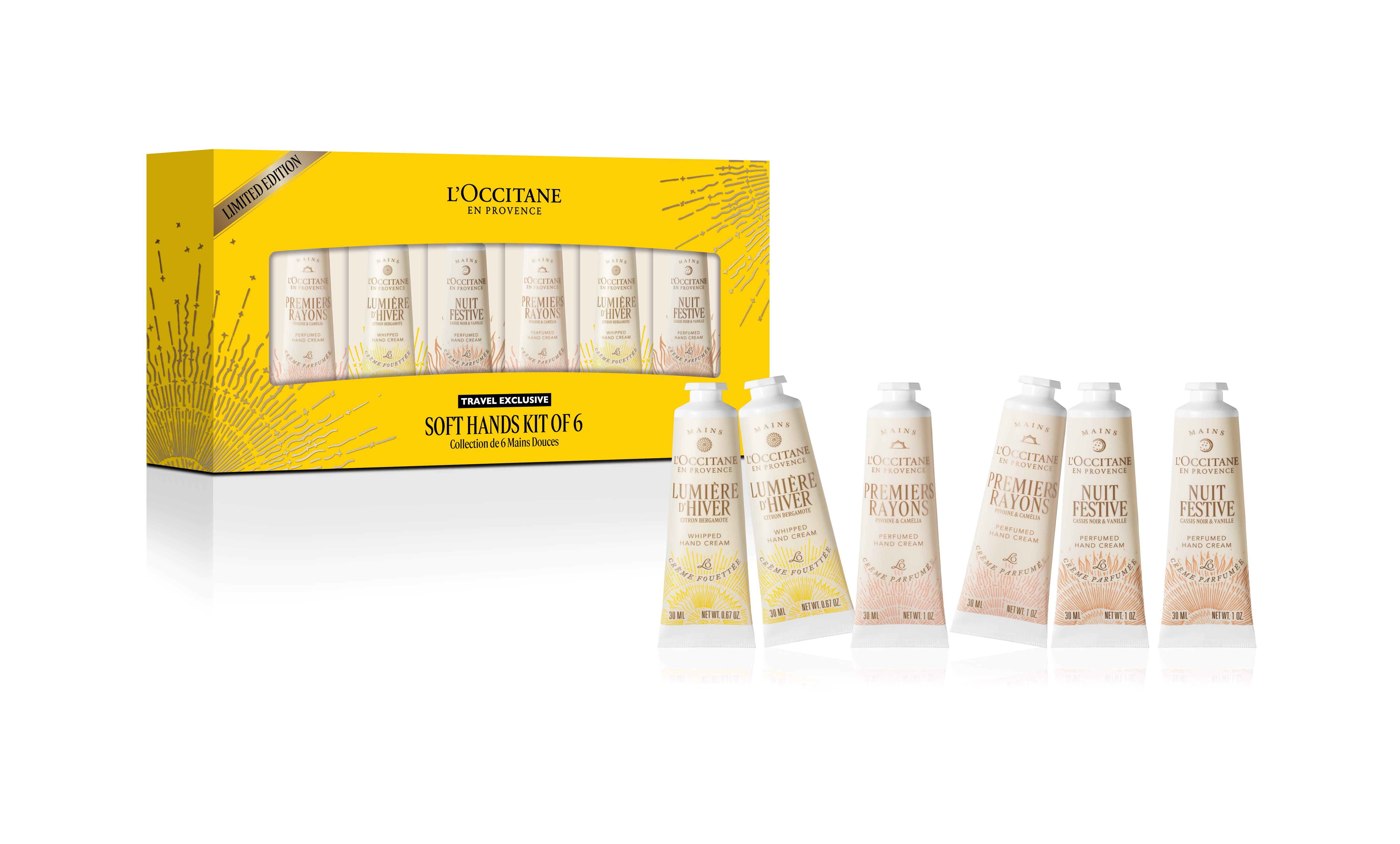 欧舒丹 普罗旺斯节日精选护手霜六支装 180ml