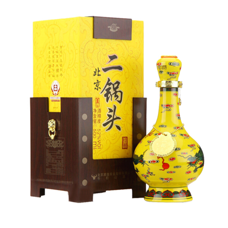 52度牛栏山经典二锅头 500ml 清香