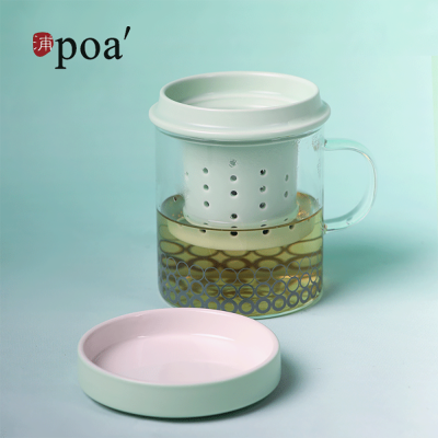 浦 【新品】读茶系列茶具套组 青色