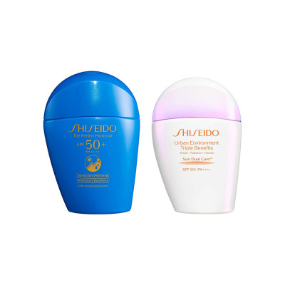 资生堂 蓝胖子粉胖子防晒组合 50ml+30ml