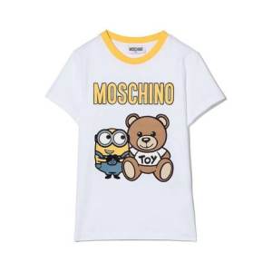 MOSCHINO KIDS 莫斯奇诺男童T恤衫HWM03FLBA001010114A？
