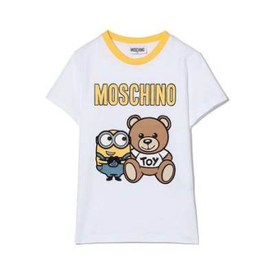 MOSCHINO KIDS 莫斯奇诺男童T恤衫HWM03FLBA001010114A？