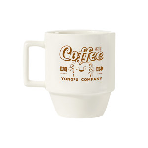 永璞 6.0石端正陶瓷马克杯 300ml