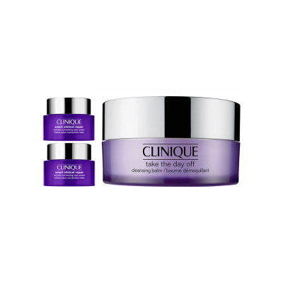 倩碧 眼霜卸妆组合 （紫胖子卸妆膏125ml+紫光眼霜15ml*2）