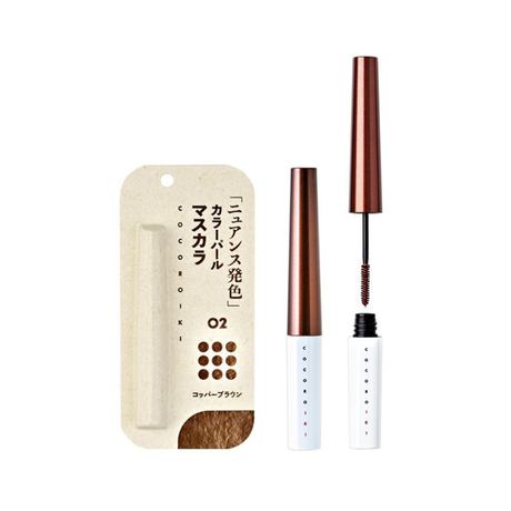cocoroiki睫毛膏彩色珠光极细刷头 02 铜棕