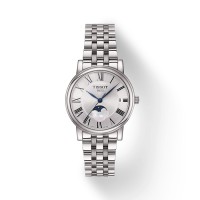 Tissot 天梭卡森臻我系列钢带月相石英女表