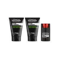 欧莱雅  男士洁肤套装 50ml+100ml+100ml