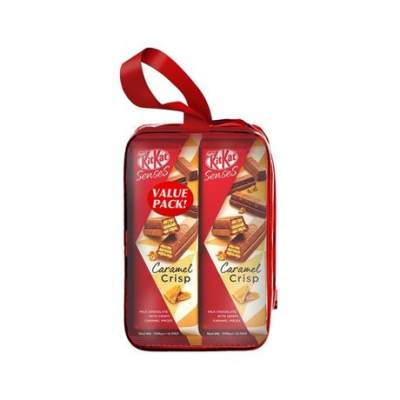 【特卖商品】Kitkat 奇巧妙感焦糖巧克力威化饼 (促销包）（产品限用日期小于90天） 480g（120g*4）