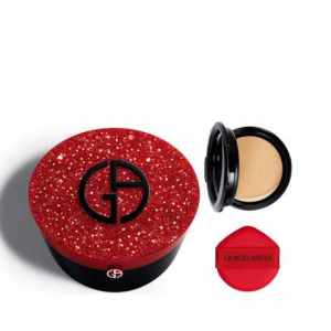 【组合商品】阿玛尼【红气垫】轻垫精华粉底液粉盒(琉光)+轻垫菁华粉底液3 替换装 15g