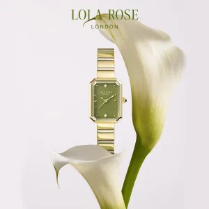 Lola Rose Ms. Lola钢带款女士方糖小绿表 LR4708-1