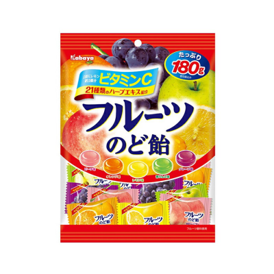 KABAYA 维C什锦果味润喉糖 180g