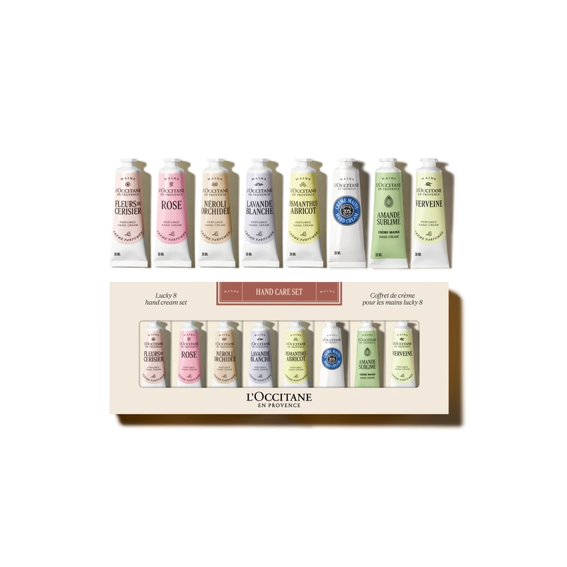 L'OCCITANE欧舒丹幸运润手霜八支装  30ml*8
