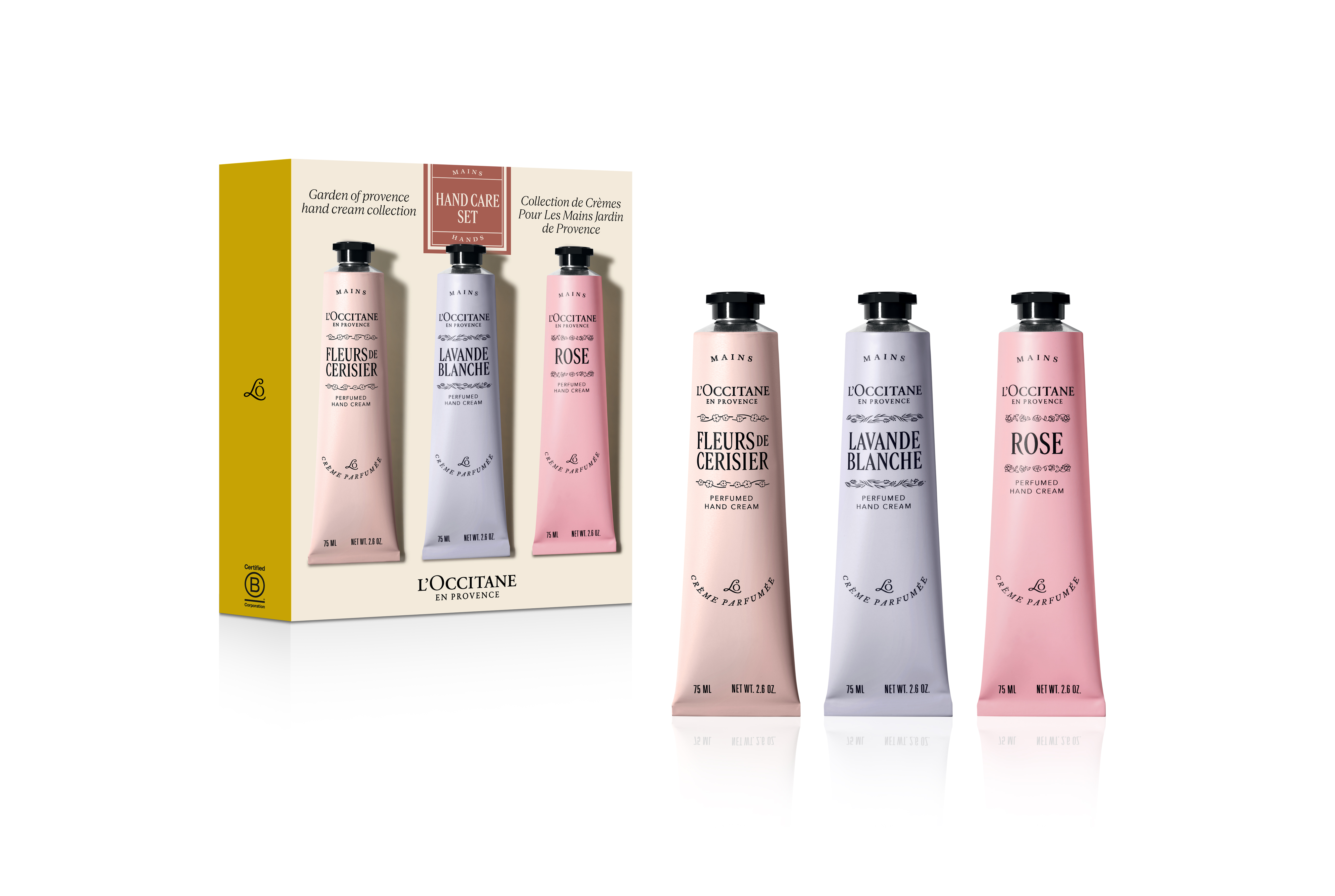 欧舒丹 普罗旺斯花漾香语护手霜三件套装 225ml