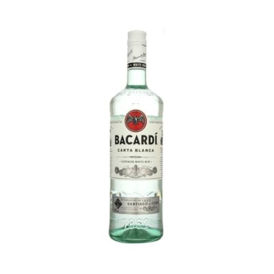 BACARDI 百加得白朗姆酒公升装 1L