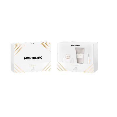 Montblanc万宝龙纯白印记女士浓香水，身体乳礼盒 90ml,+7.5ml,+100ml
