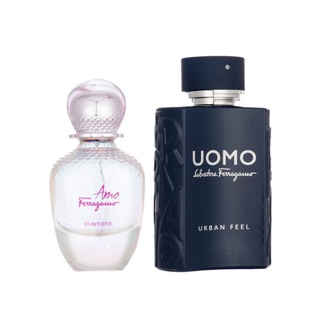 FERRAGAMO 菲拉格慕男士+女士淡香水套装