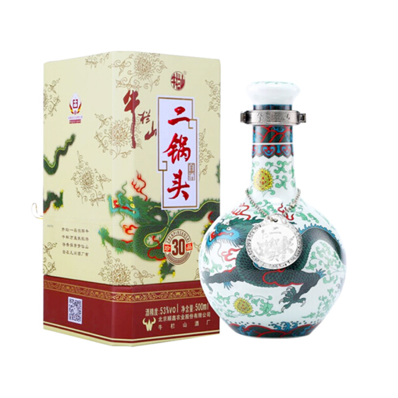 53度牛栏山珍品三十年 500ml 清香