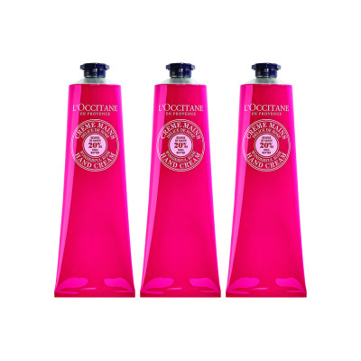 欧舒丹 乳木果玫瑰润手霜三支装 150ml*3