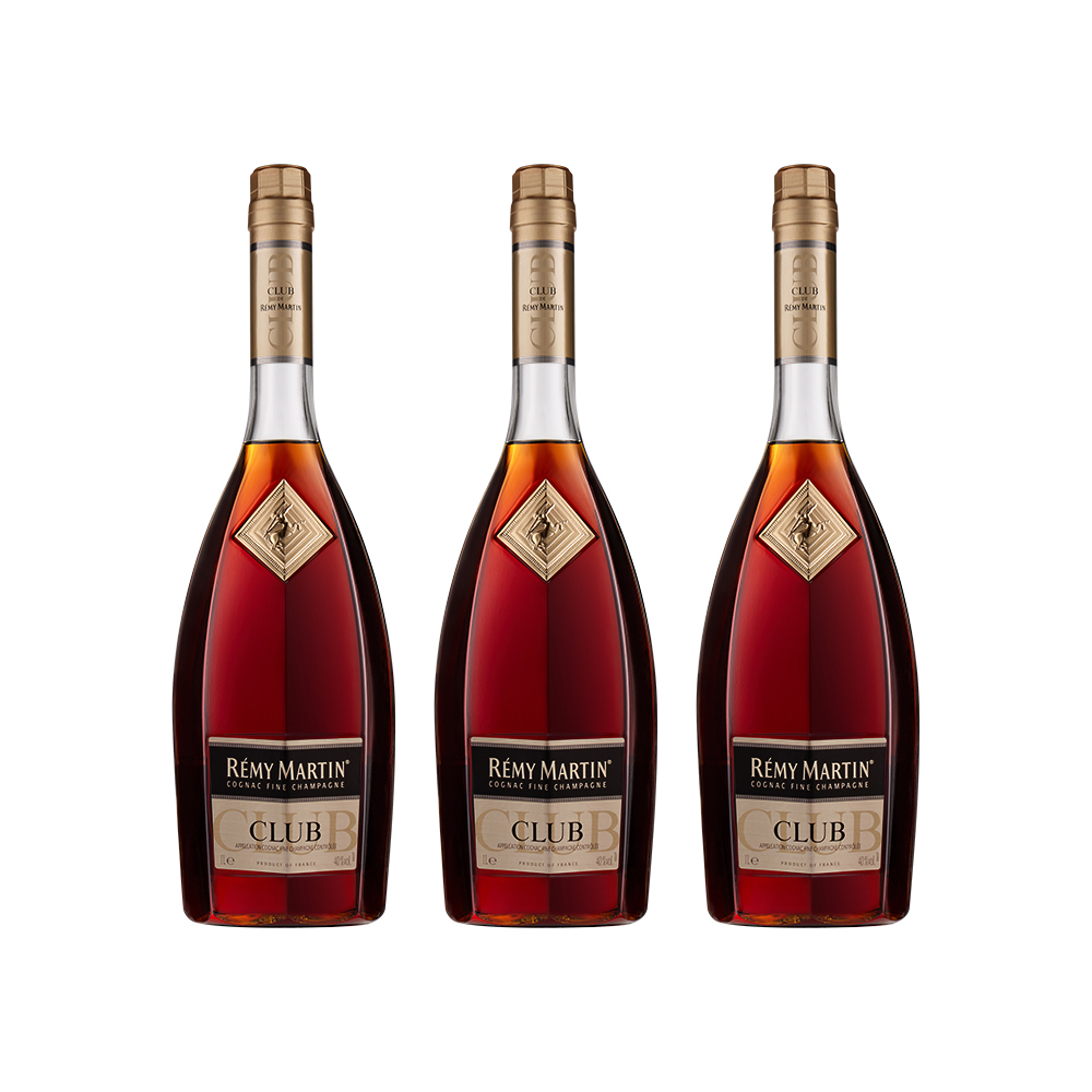 人头马 CLUB超值3件装【新老包装随机发货】 1000ml*3/40%