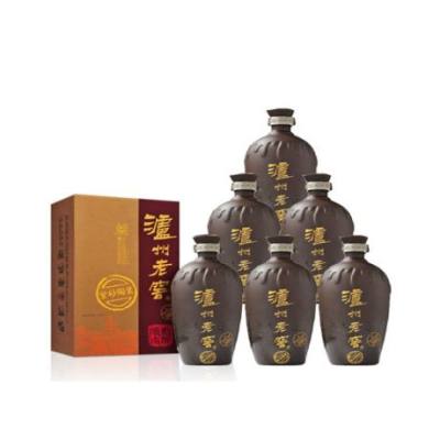 【国酿美酒】52度泸州老窖紫砂大曲 700ml*6 700ml+700ml+700ml+700ml+700ml+700ml