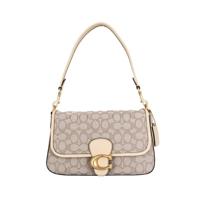 Coach 蔻驰经典标志提花Soft Tabby单肩包
