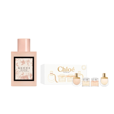 【精选组合】古驰花悦女士淡香50ml+小小蔻依恋旅礼盒 50ml+4*5ml