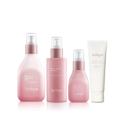 Jurlique 茱莉蔻珍稀玫瑰保湿修护套装 100ml+30ml+50ml+20g