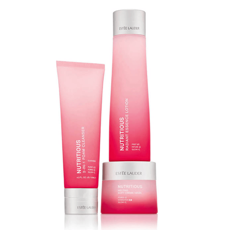 雅诗兰黛 Nutritious 红石榴纯净三部曲套装 125ml+200ml+50ml