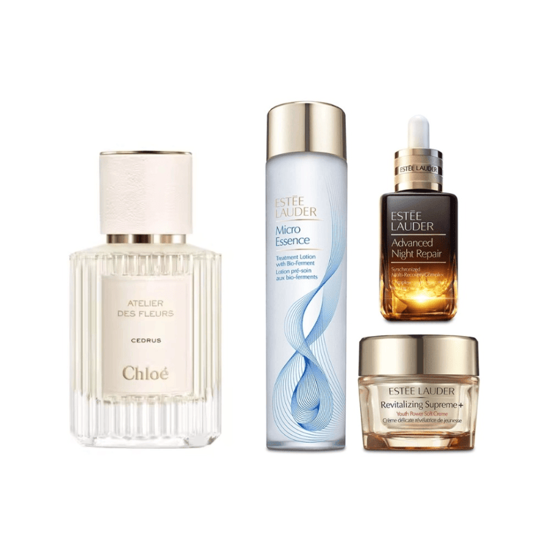 【超值组合】雅诗兰黛滋润套装+蔻依北国雪松香氛 50ml+200ml+75ml+50ml