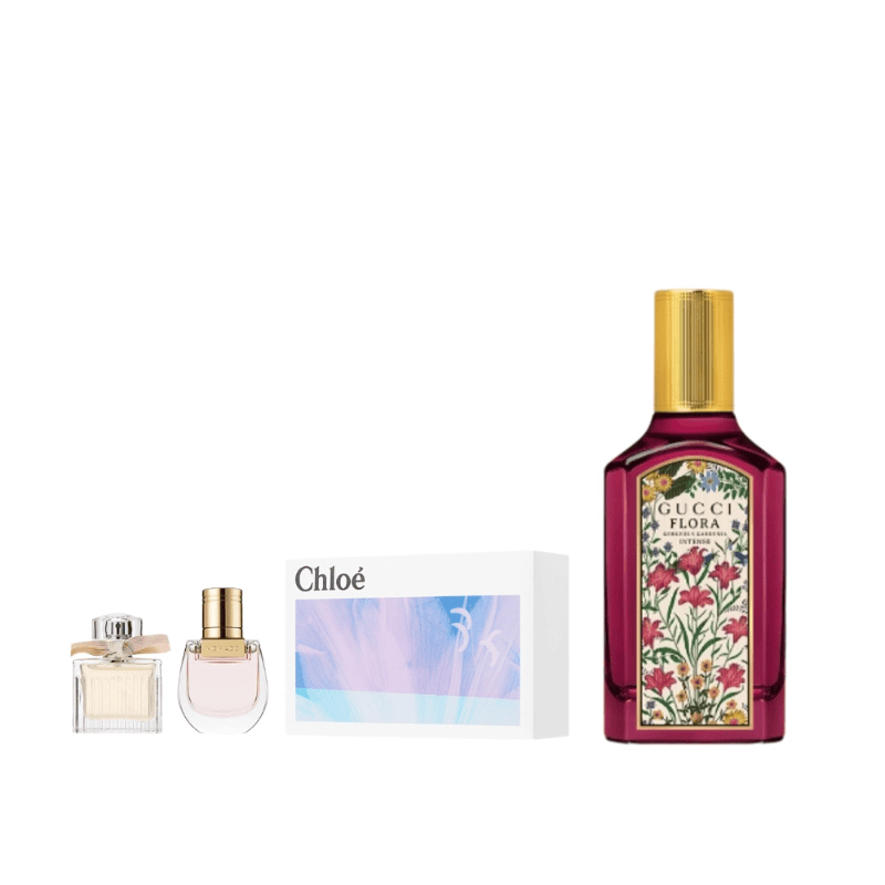 【精选套组】古驰绮梦馥栀香型女士香水+小小蔻依花韵悠然礼盒 50ml+20ml*2
