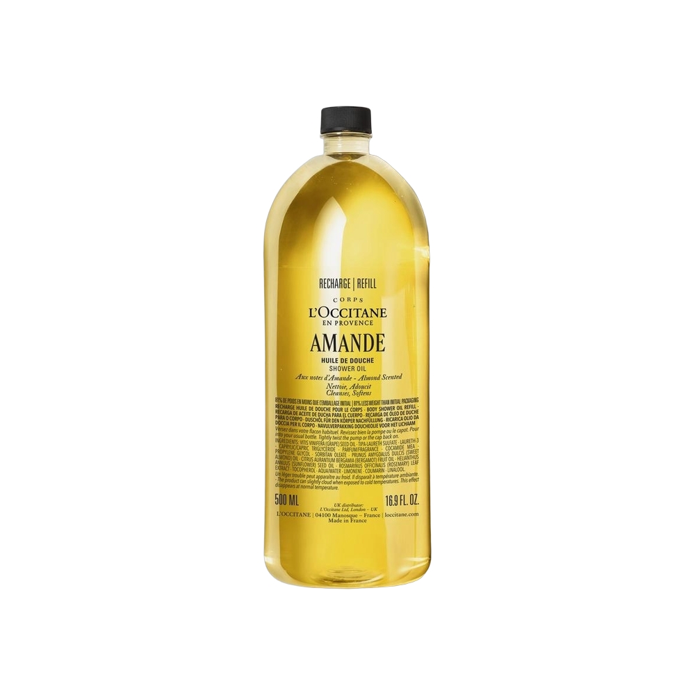 欧舒丹 甜扁桃味沐浴油(补充装) 500ml