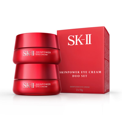 SK-II 赋能焕采大眼眼霜双瓶装【淡纹亮眸 立体紧致】紧致眼周 15g*2
