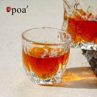 浦 樵隐 古法琉璃小杯杯子（茶杯/酒杯）（一只） 透明[透明 ]