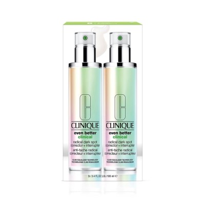 【特卖商品】CLINIQUE倩碧匀净淡斑多效精华露大容量双支装(100ml*2) 302美白镭射瓶（产品限用日期最早为2025年06月01日）