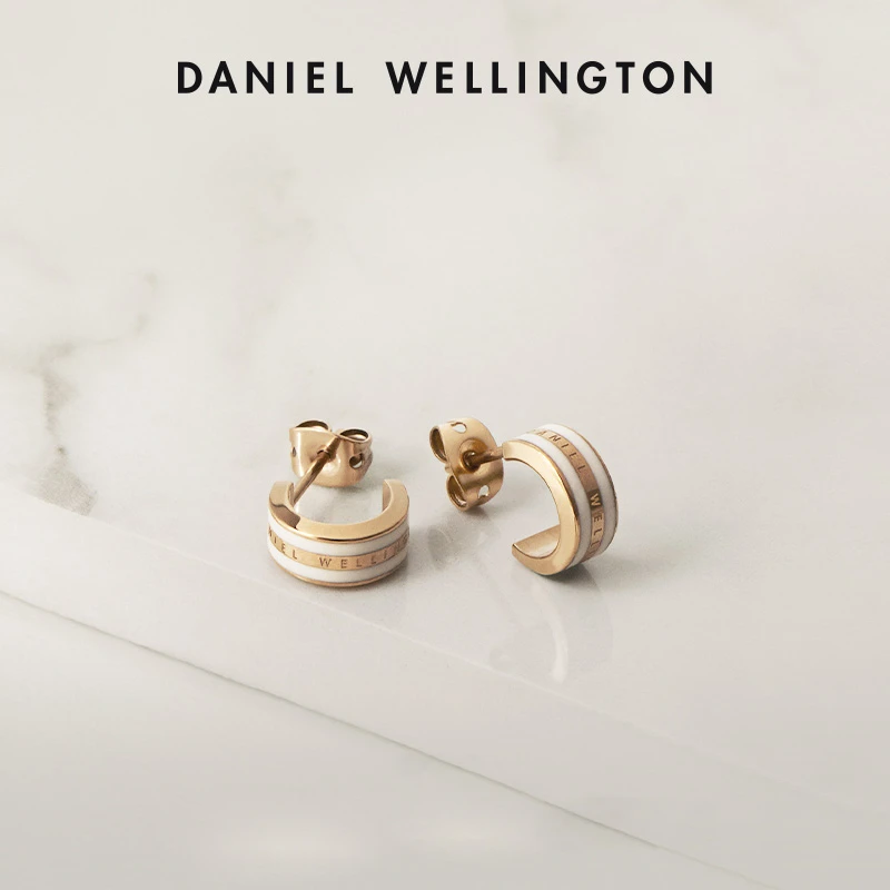 DW丹尼尔·惠灵顿 EMALIE系列质感双色耳饰DW00400148